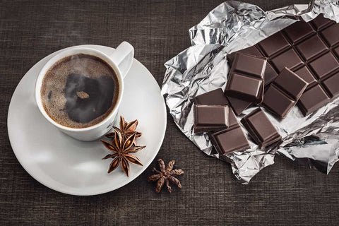 Café y chocolate combinación perfecta.