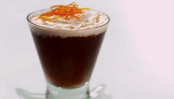 Receta de Café con licor de naranja y cacao